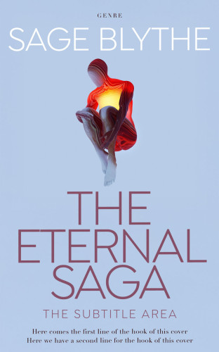 3D mockup of Periwinkle Gray #34925 - Premade Abstract Book Cover