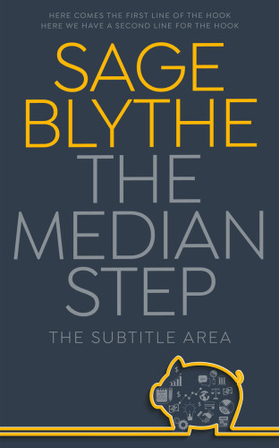 3D mockup of Oxford Blue #34942 - Premade Business Book Cover