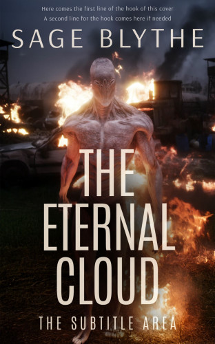 3D mockup of Cocoa Brown #35017 - Premade Apocalyptica Book Cover | BookCoverZone