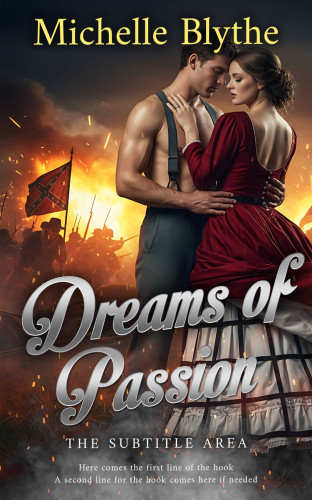 3D mockup of Cocoa Brown #35155 - Premade Romance Book Cover