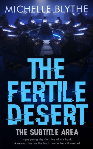 3D mockup of Ebony #35205 - Premade Science Fiction Book Cover