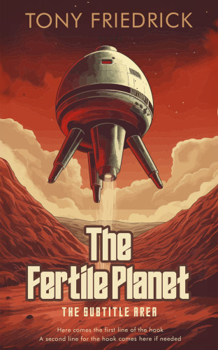 3D mockup of Buccaneer #35224 - Premade Science Fiction Book Cover