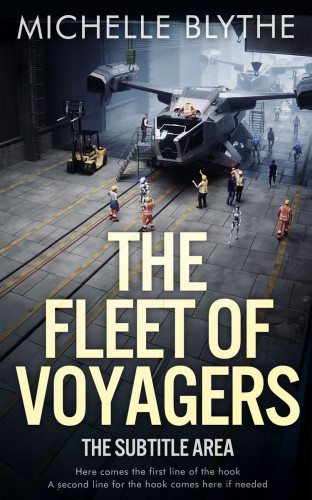 3D mockup of Shark #35235 - Premade Science Fiction Book Cover