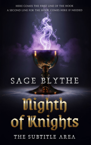 3D mockup of Cinder #35314 - Premade Fantasy Book Cover