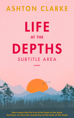 3D mockup of Blue Bayoux #50005 - Premade Literary Fiction Book Cover