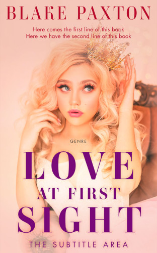 3D mockup of Apricot Peach #50056 - Premade Fantasy Book Cover