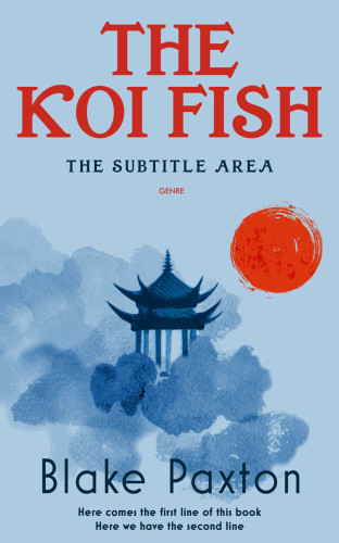 3D mockup of Regent St Blue #50077 - Premade Abstract Book Cover