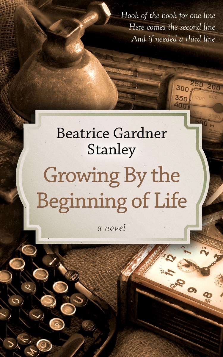 2D view of Premade Historical Book Cover - Bone