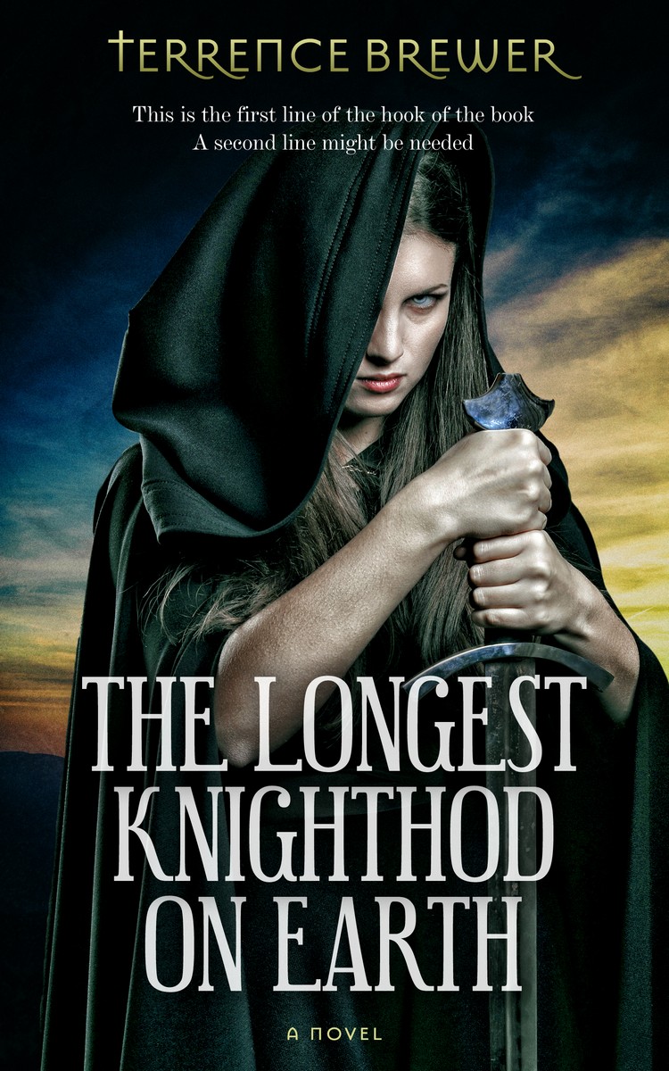 2D view of Premade Fantasy Book Cover - Bison Hide