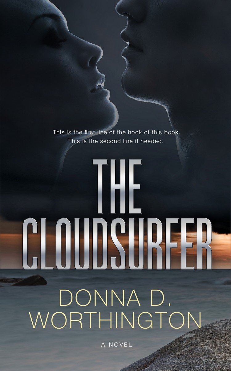 2D view of Premade Romance Book Cover - Shark