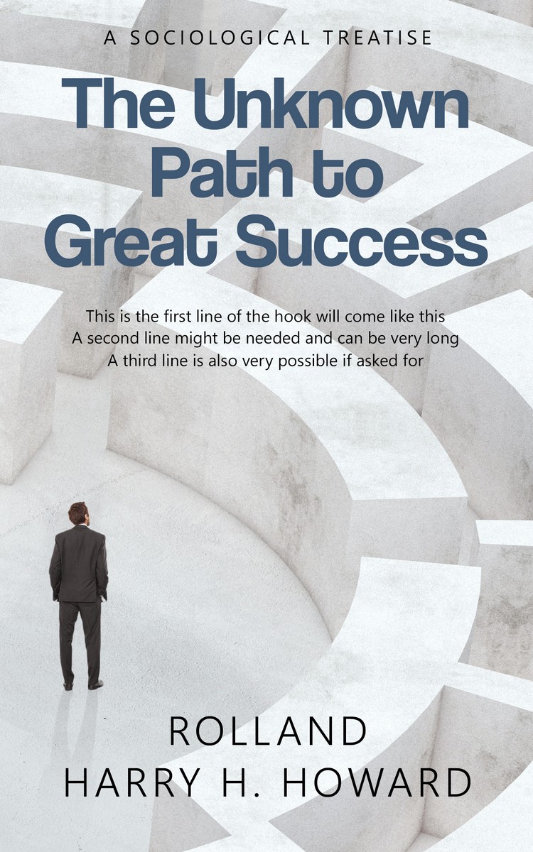 2D view of Premade Business Book Cover - Iron