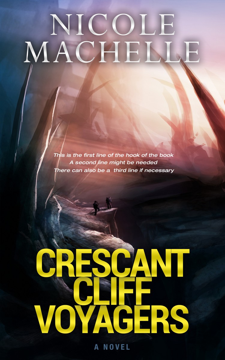 2D view of Premade Science Fiction Book Cover - Straw