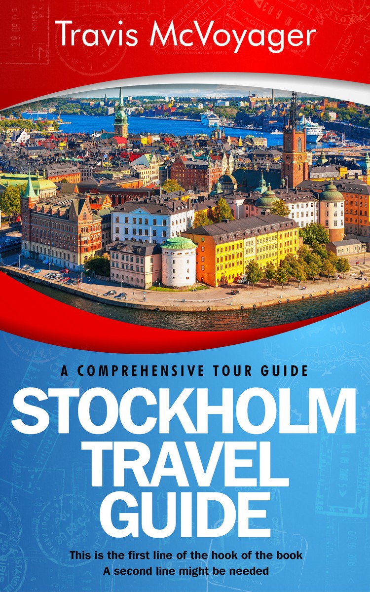 2D view of Premade Travel Book Cover - Red Damask