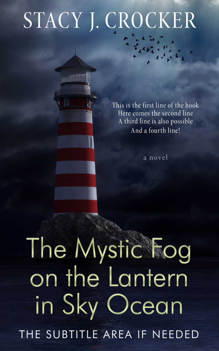 2D view of Premade Mystery & Thriller & Suspense Book Cover - Mirage