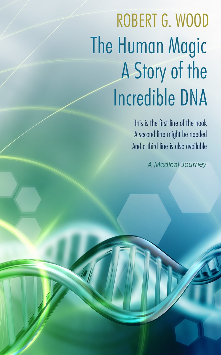 2D view of Premade Medical Book Cover - Shadow Green