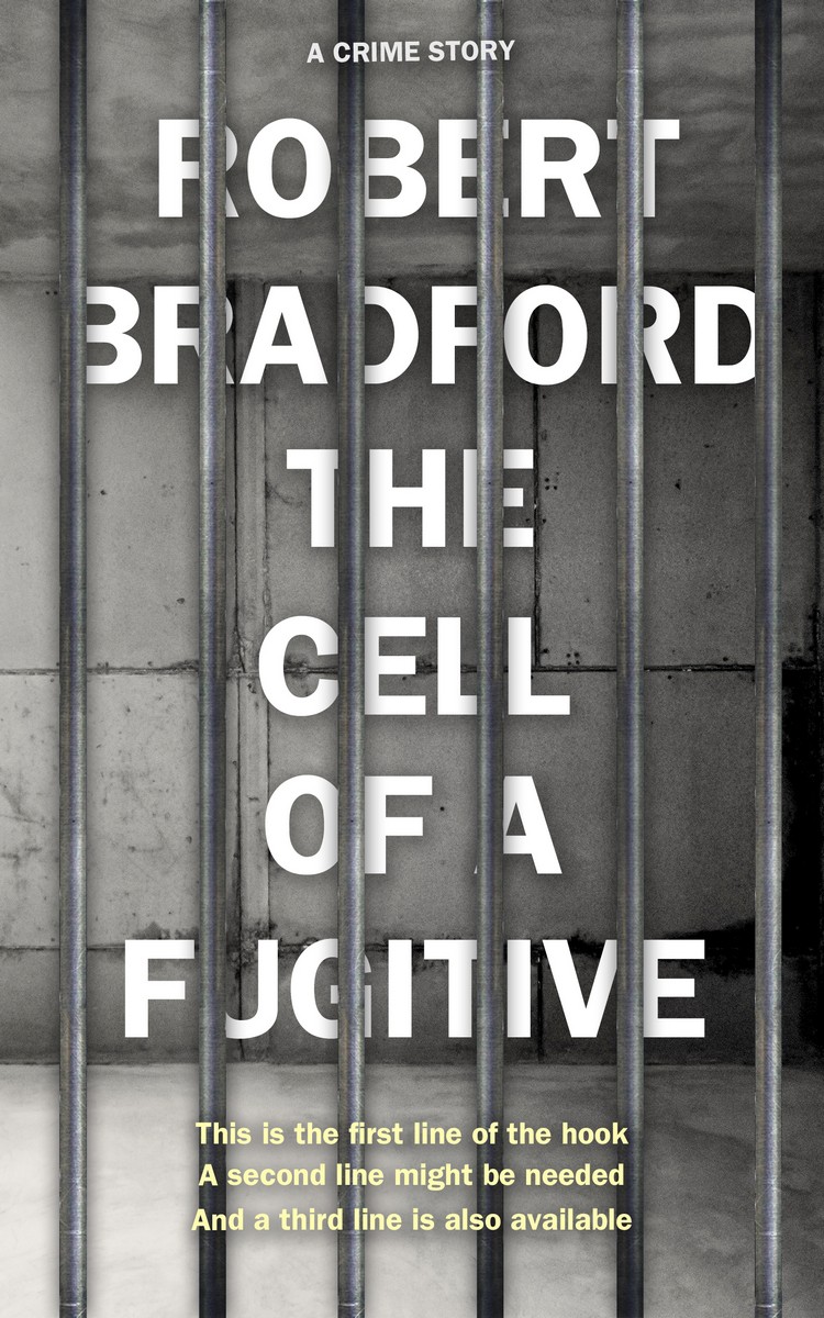 2D view of Premade Mystery & Thriller & Suspense Book Cover - Ironside Gray