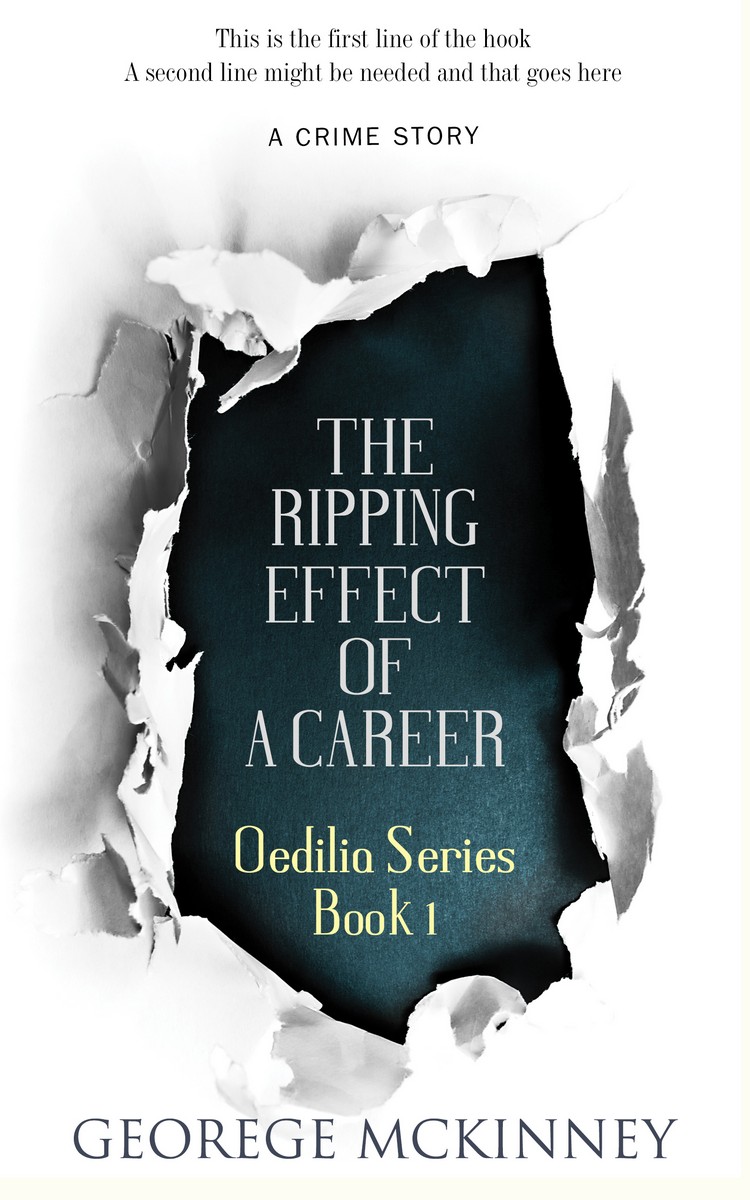 2D view of Premade Mystery & Thriller & Suspense Book Cover - Outer Space