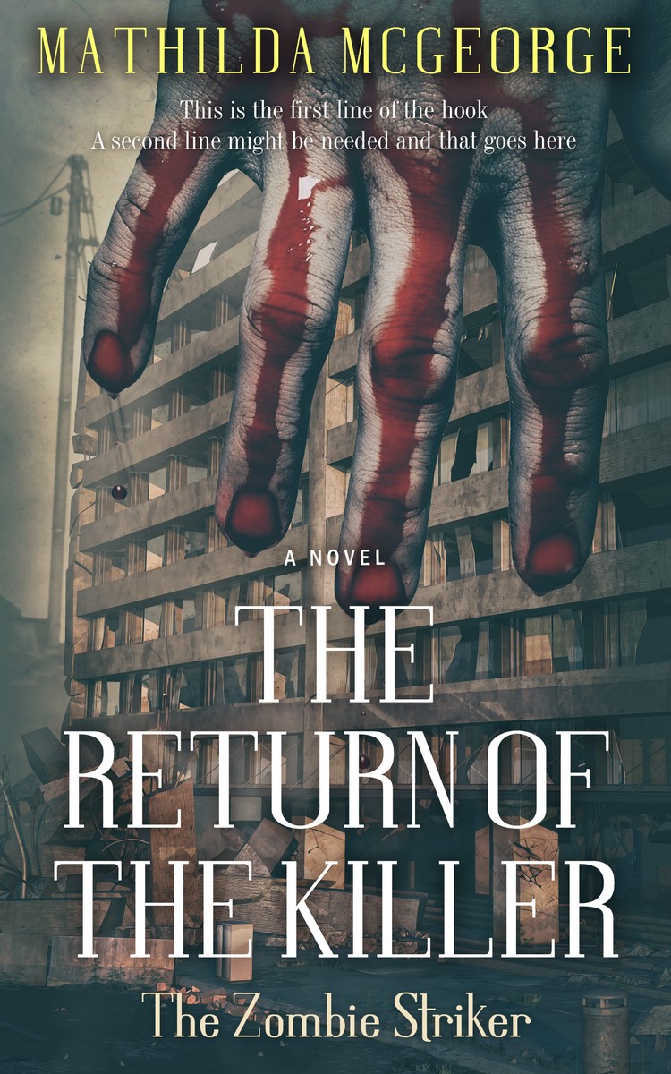 2D view of Premade Horror Book Cover - Cape Cod