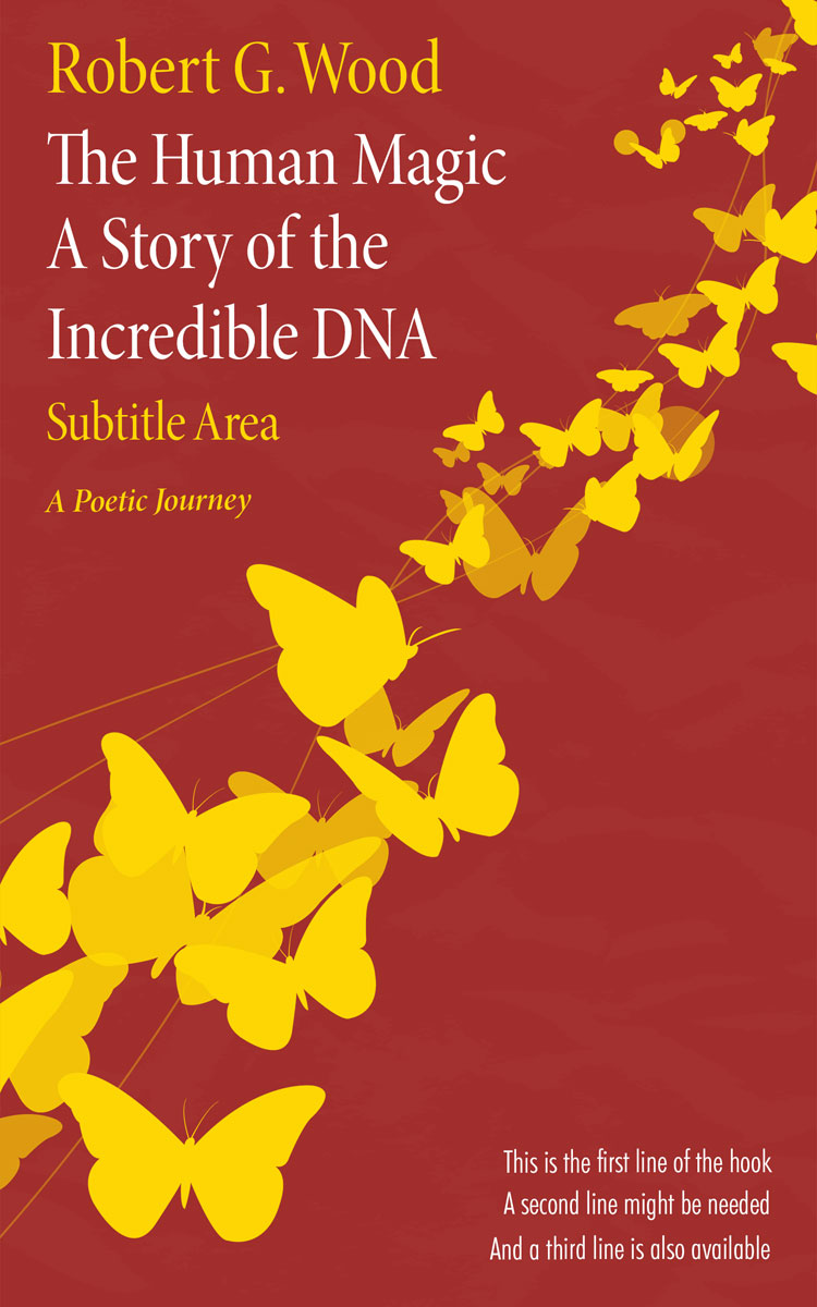 2D view of Premade Science & Nature Book Cover - Stiletto