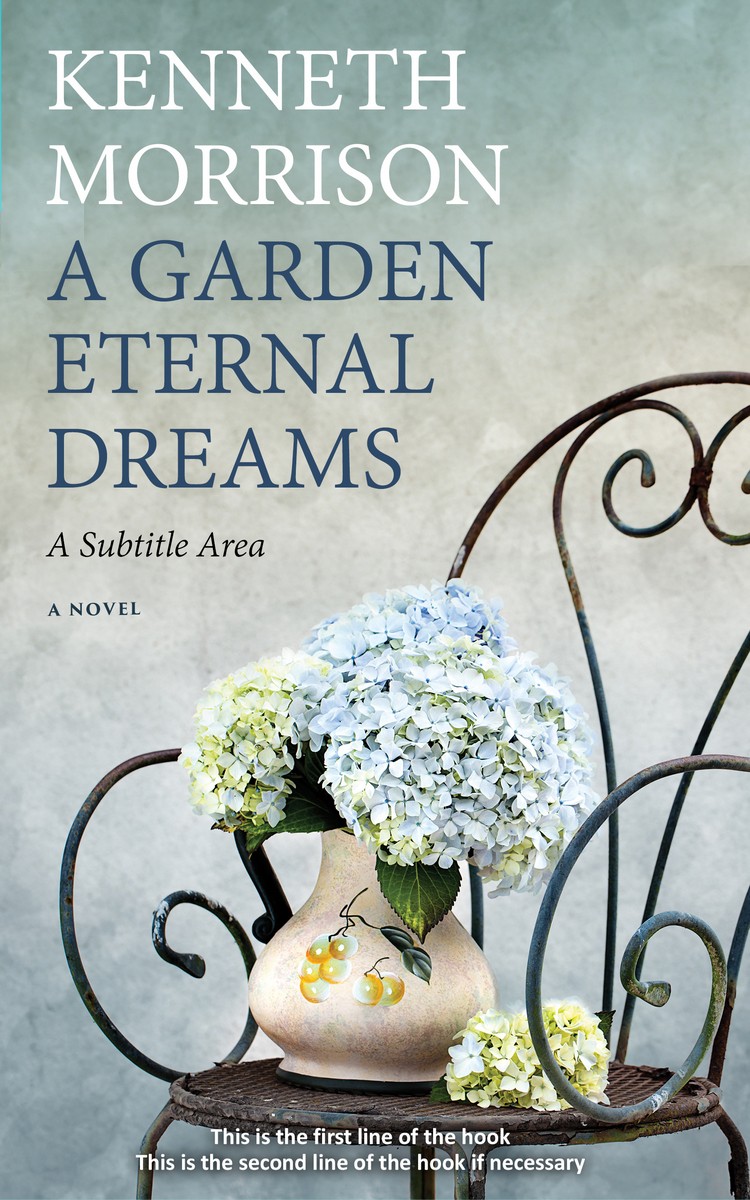 2D view of Premade Romance Book Cover - Powder Ash