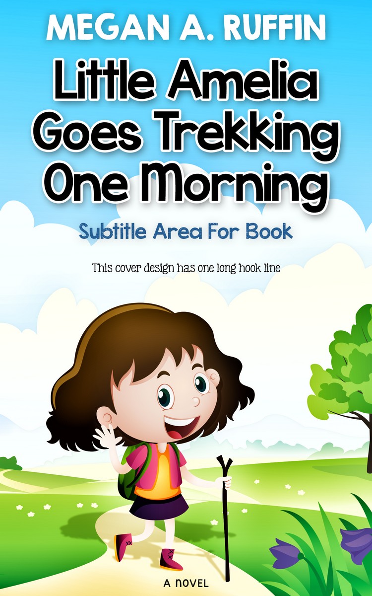 2D view of Premade Travel Book Cover - Blue Dianne