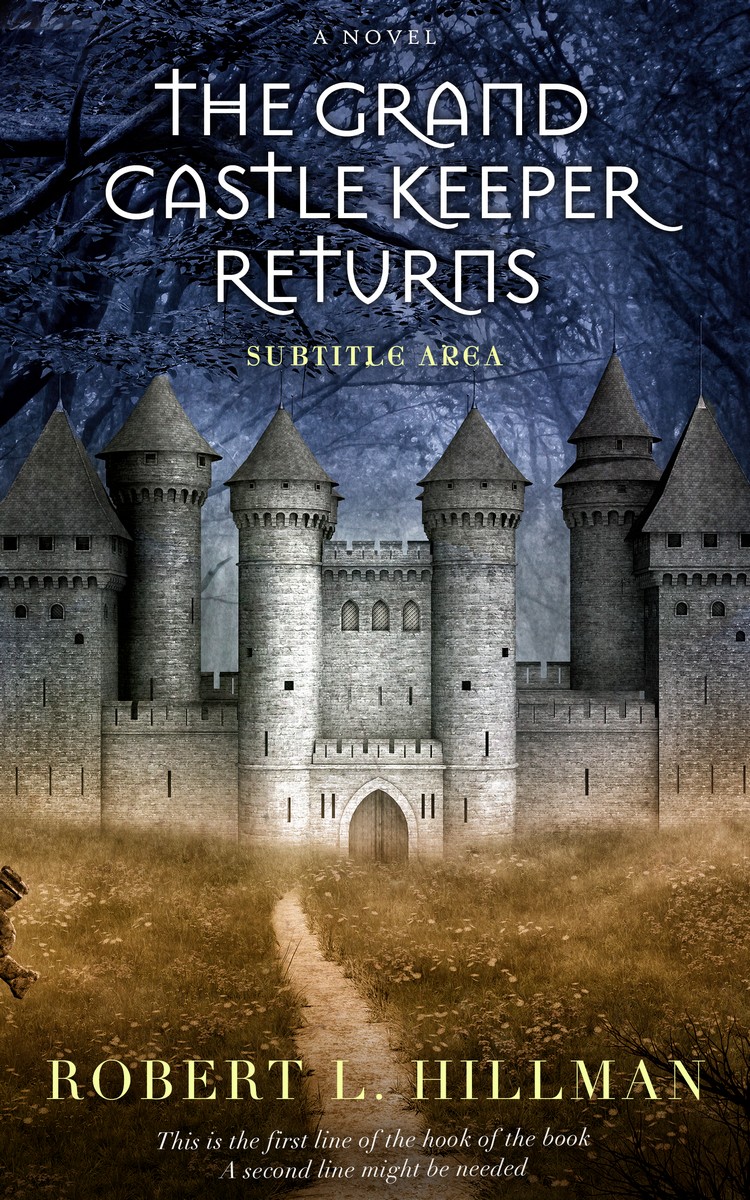 2D view of Premade Fantasy Book Cover - Shark