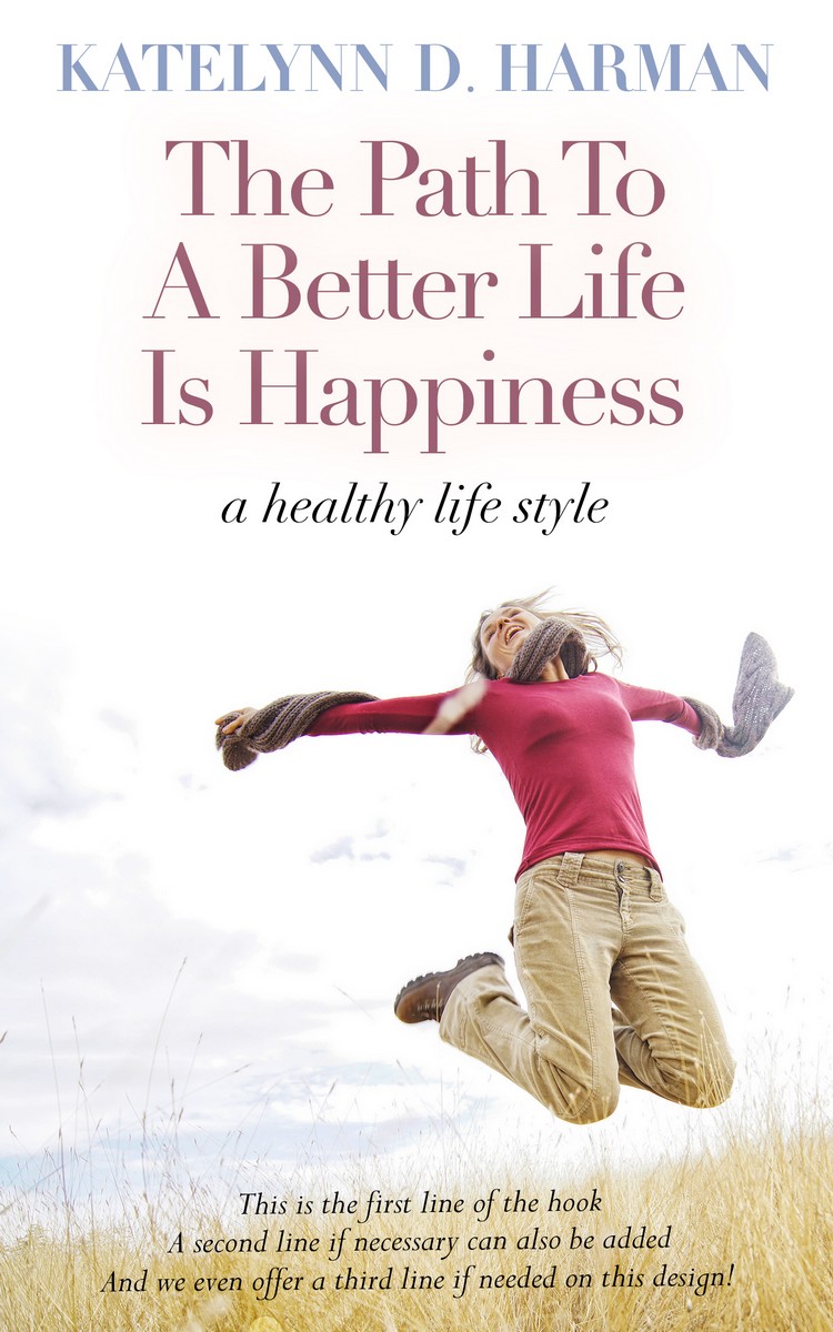 2D view of Premade Health & Mind & Body Book Cover - Pearl Bush