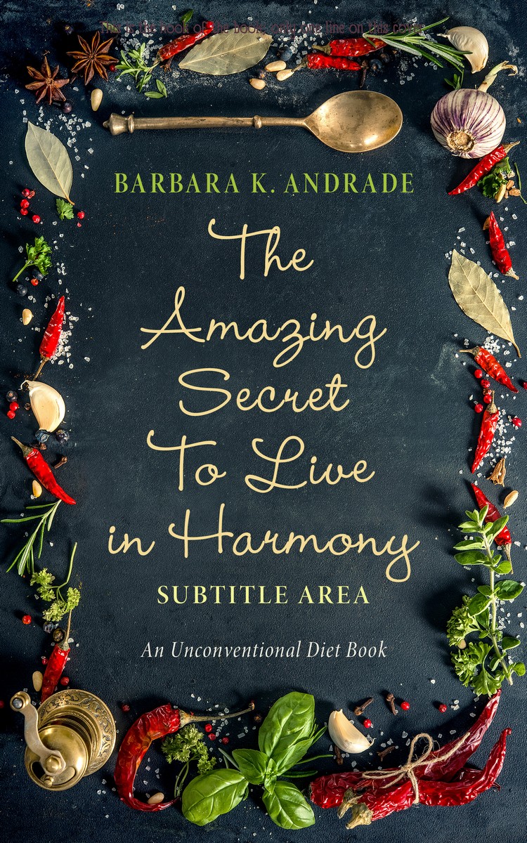 2D view of Premade Health & Dieting & Fitness Book Cover - Ebony Clay