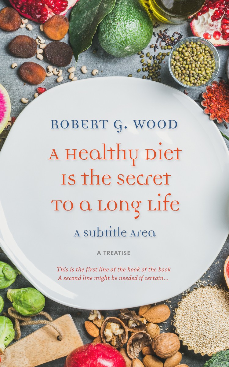 2D view of Premade Health & Dieting & Fitness Book Cover - Millbrook