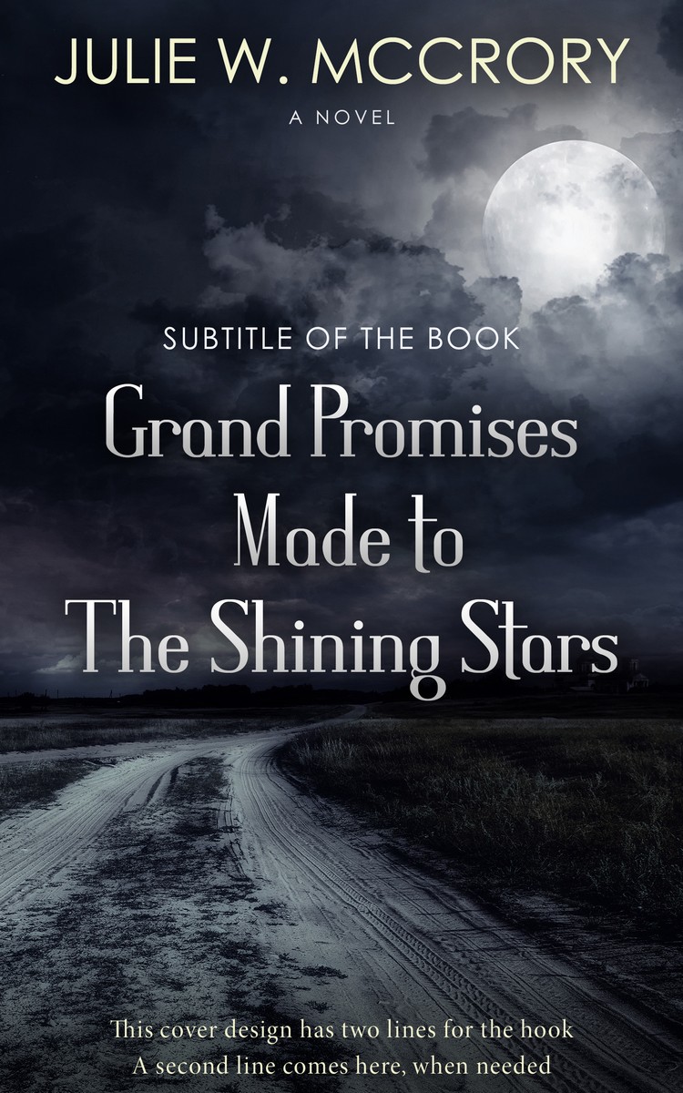 2D view of Premade Mystery & Thriller & Suspense Book Cover - Ebony Clay