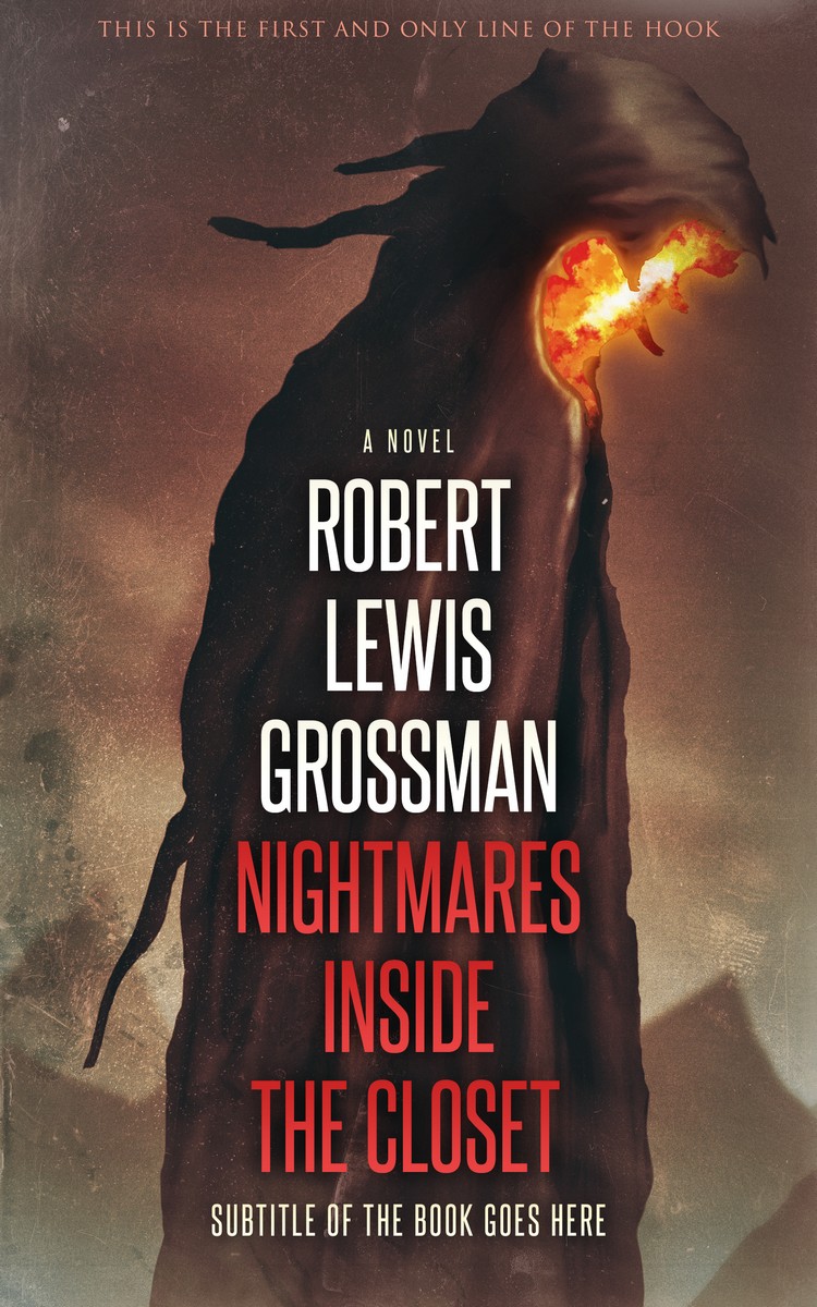 2D view of Rock #231 - Premade Horror Book Cover