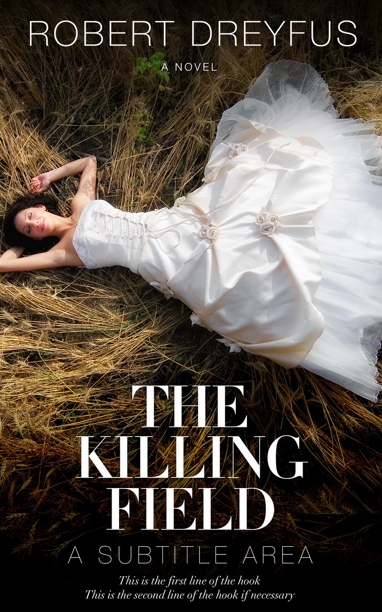 2D view of Premade Romance Book Cover - Swirl