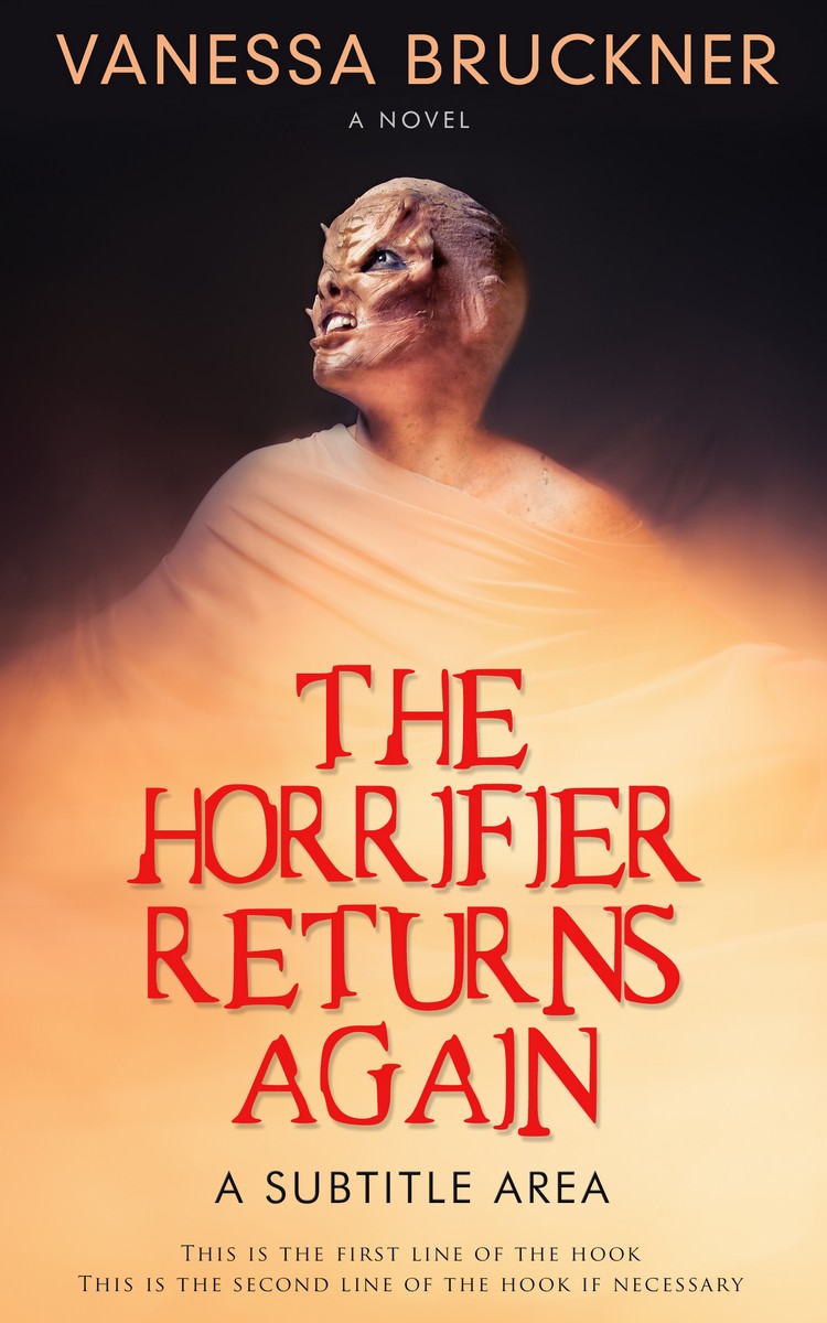 2D view of Premade Horror Book Cover - Thunder