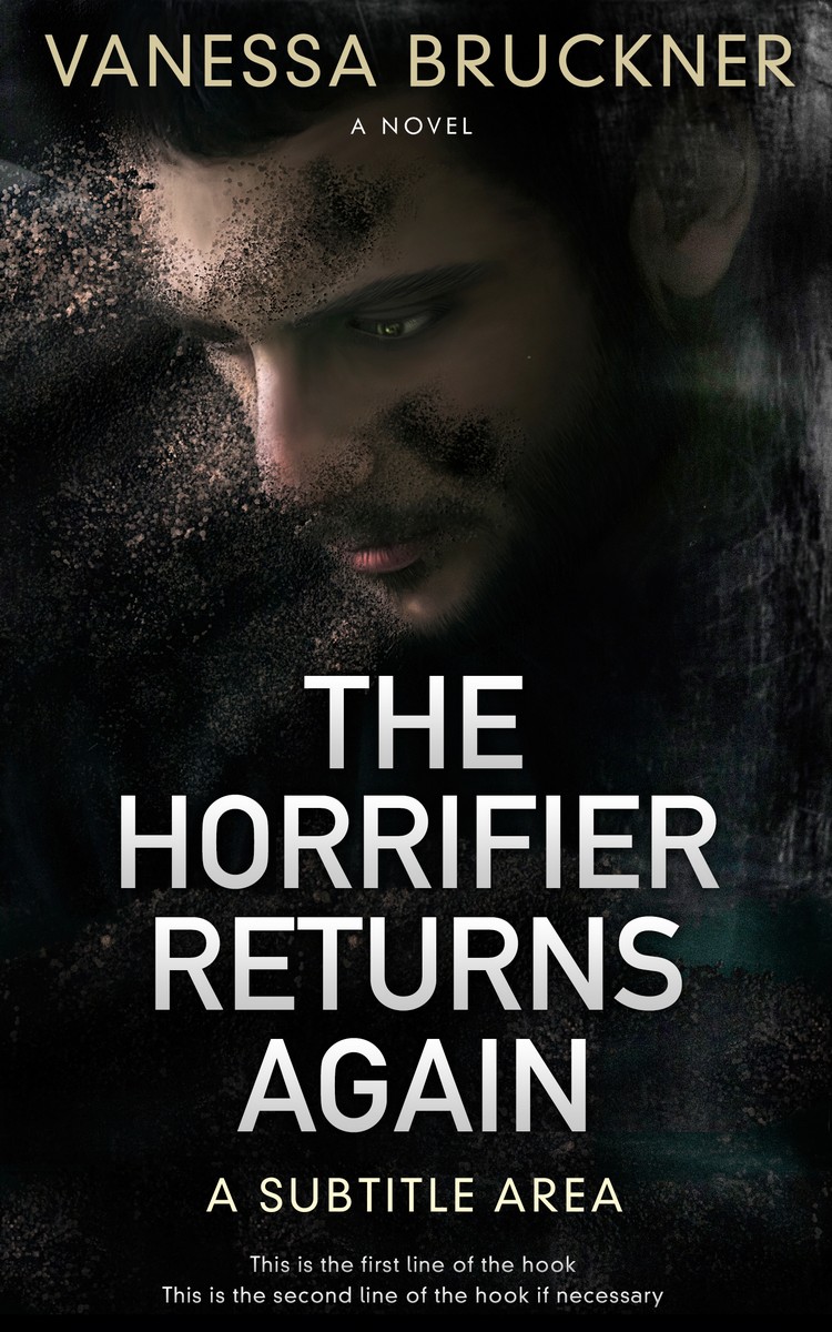 2D view of Premade Action & Adventure Book Cover - Heavy Metal