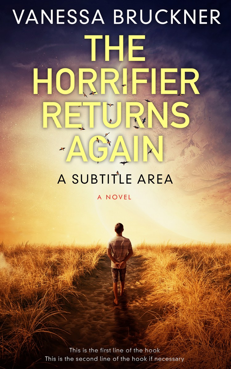 2D view of Premade Literary Fiction Book Cover - Cocoa Brown