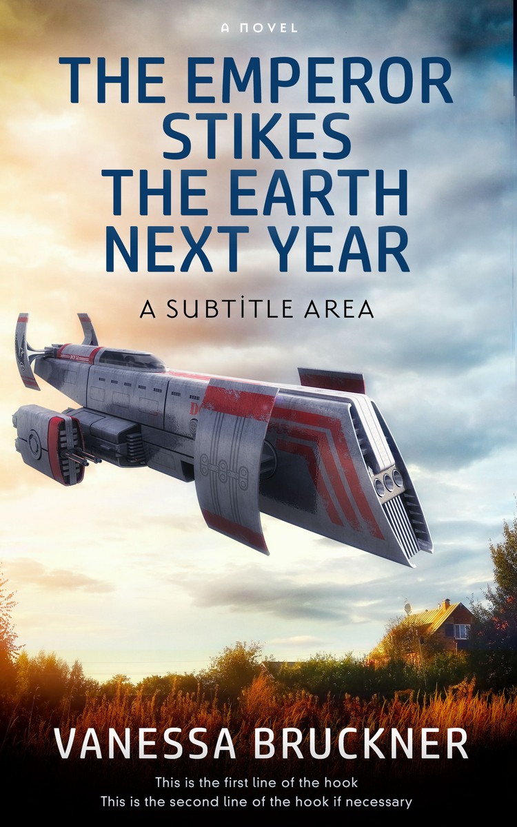 2D view of Premade Science Fiction Book Cover - Timberwolf