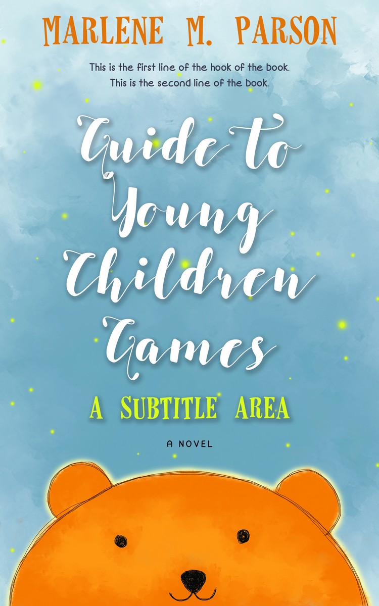 2D view of Premade Abstract Book Cover - Glacier