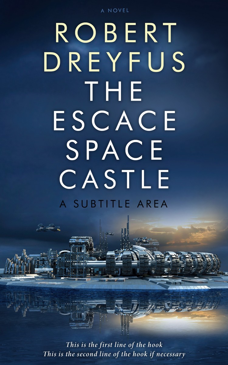 2D view of Premade Science Fiction Book Cover - Cloud Burst