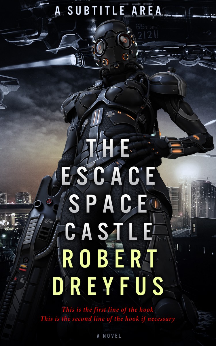 2D view of Premade Science Fiction Book Cover - Woodsmoke