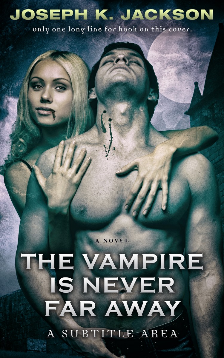 2D view of Premade Horror Book Cover - Silver Rust