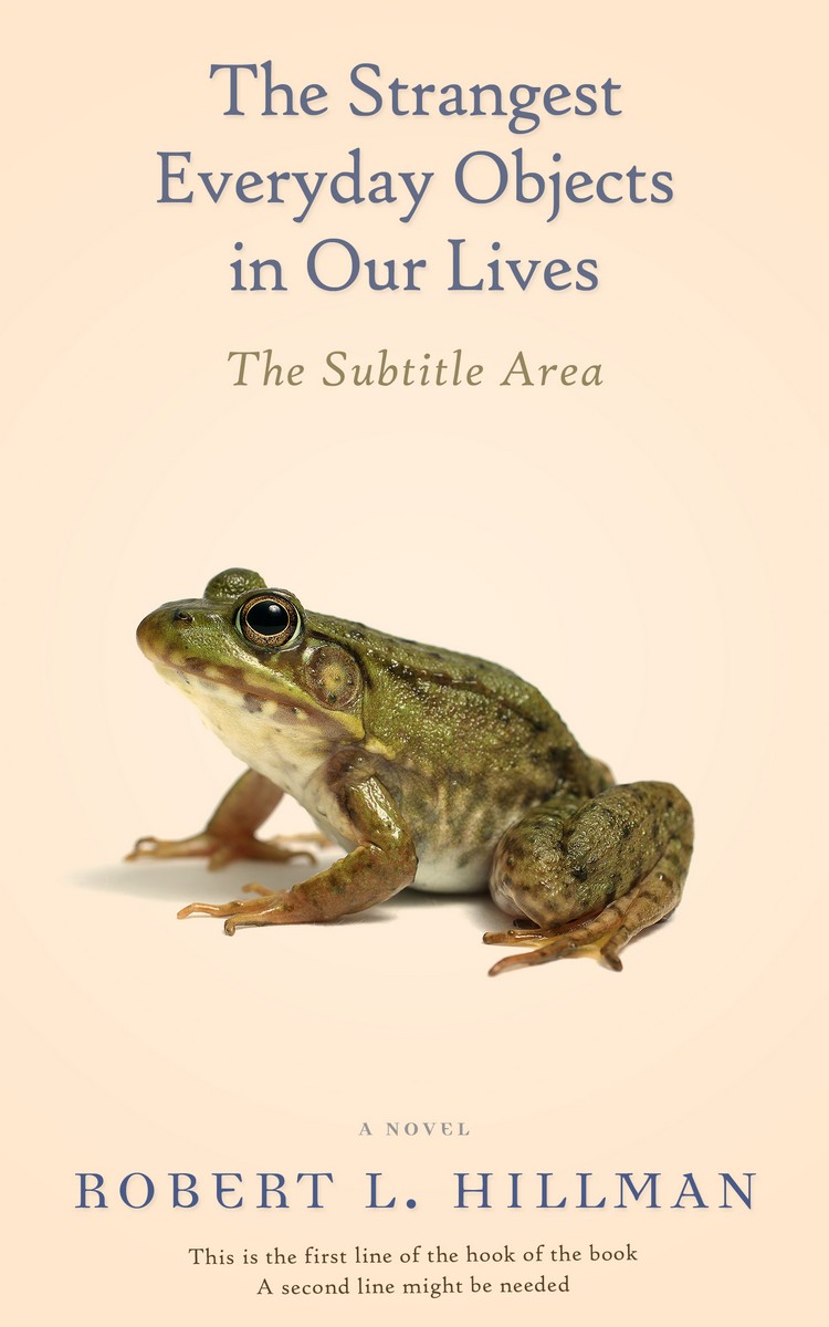 2D view of Premade Poetry Book Cover - Champagne