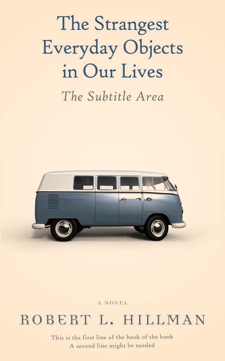 2D view of Premade Travel Book Cover - Champagne