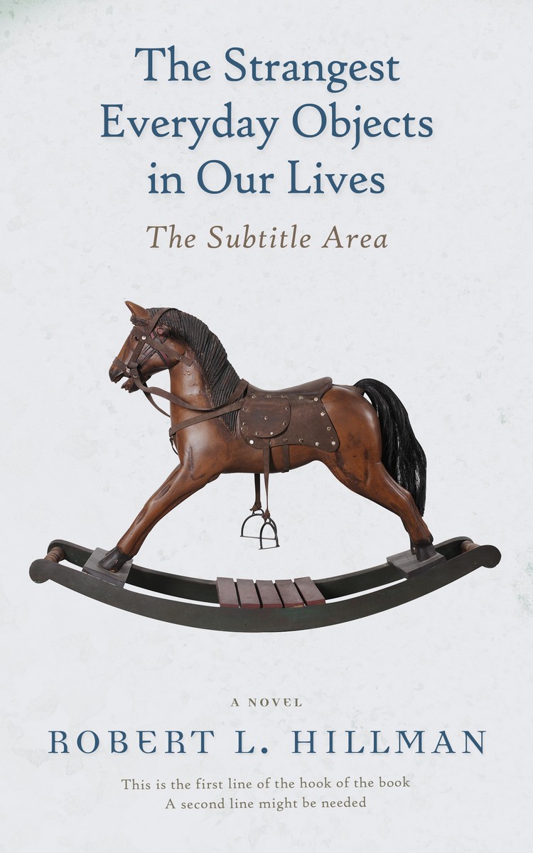 2D view of Premade Surreal Book Cover - Porcelain