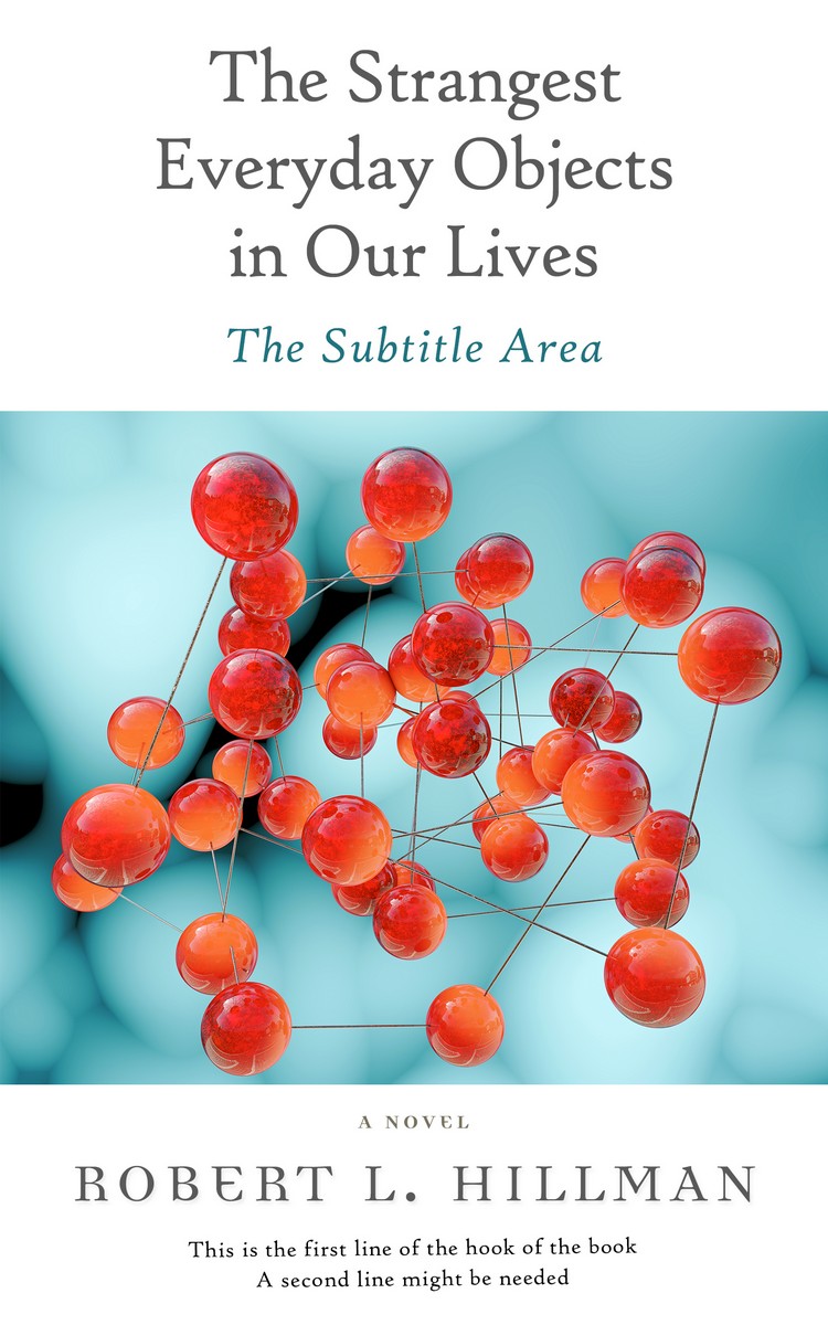 2D view of Premade Science & Nature Book Cover - Aqua Island