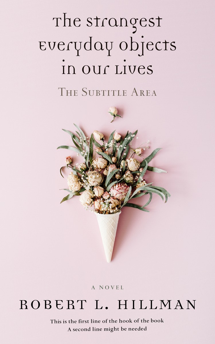 2D view of Premade Abstract Book Cover - Twilight