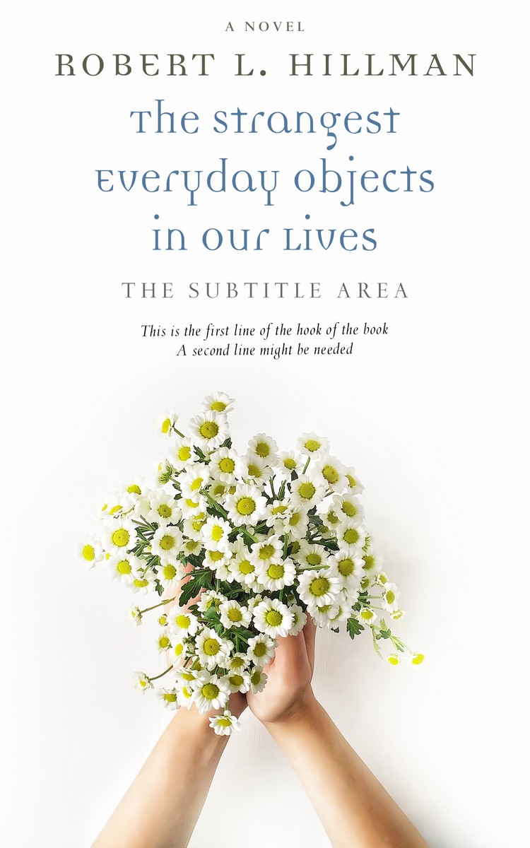 2D view of Premade Poetry Book Cover - Pampas