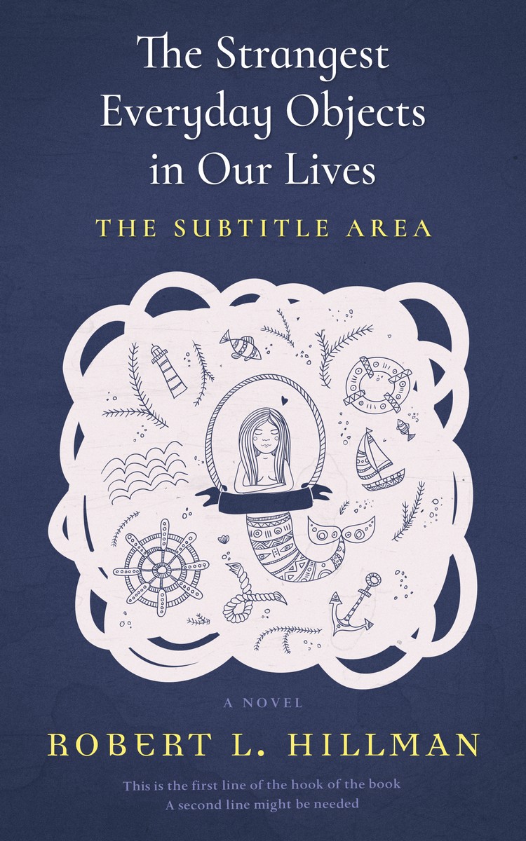 2D view of Premade Surreal Book Cover - Pickled Bluewood