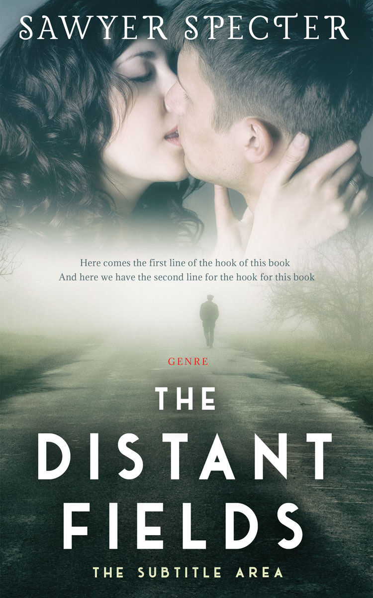 2D view of Premade Mystery & Thriller & Suspense Book Cover - Outer Space