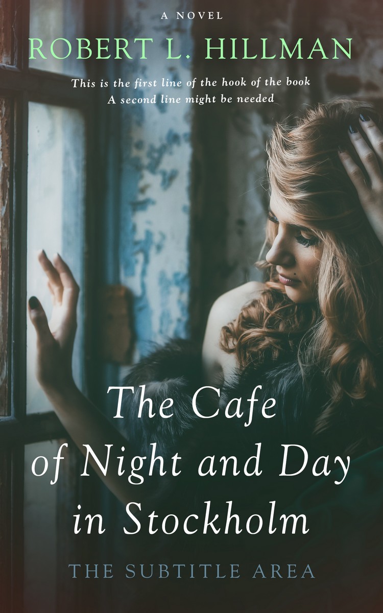 2D view of Premade Mystery & Thriller & Suspense Book Cover - Lunar Green