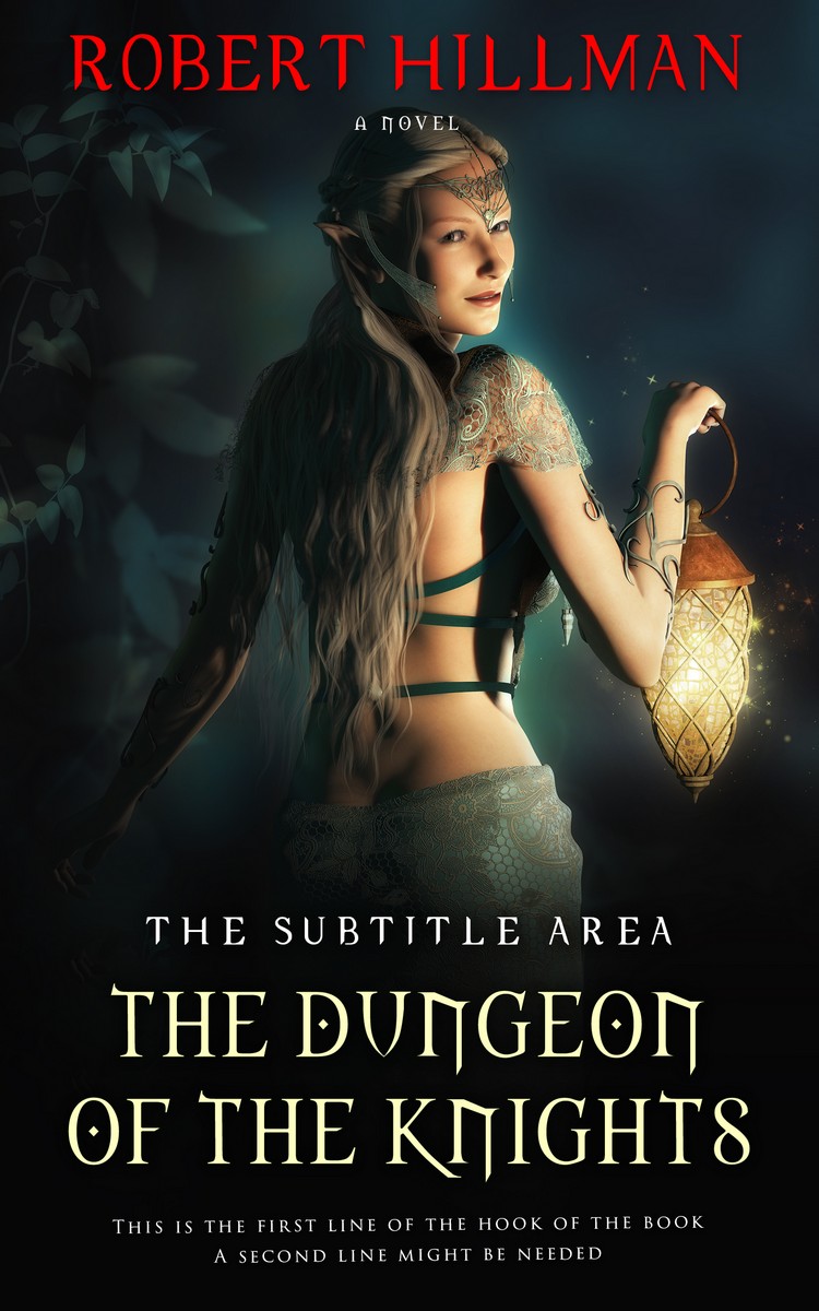 2D view of Premade Fantasy Book Cover - Woodsmoke